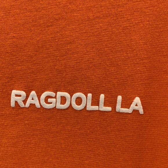 Ragdoll LA Orange Logo Shirt Size M - Picture 2 of 5
